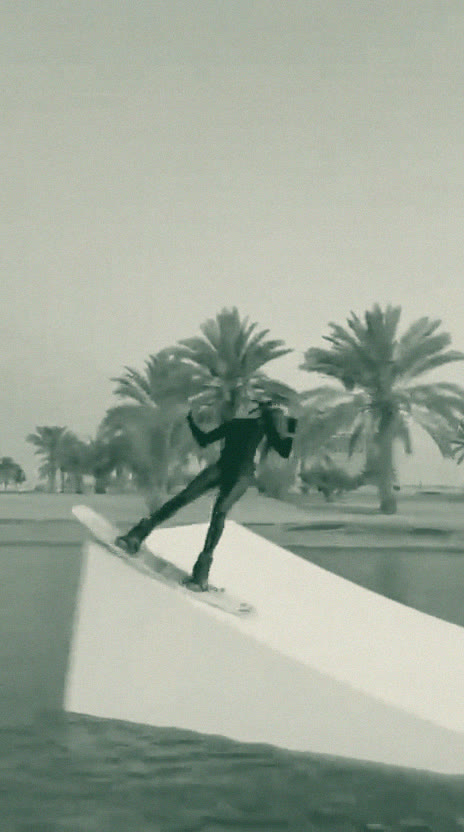 Backflip: me on the ramp at takeoff