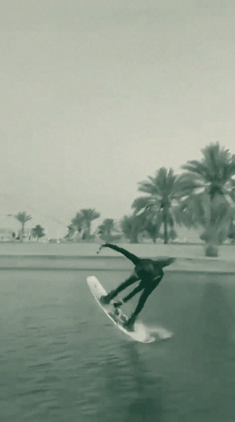 Backflip: me about to touch down
